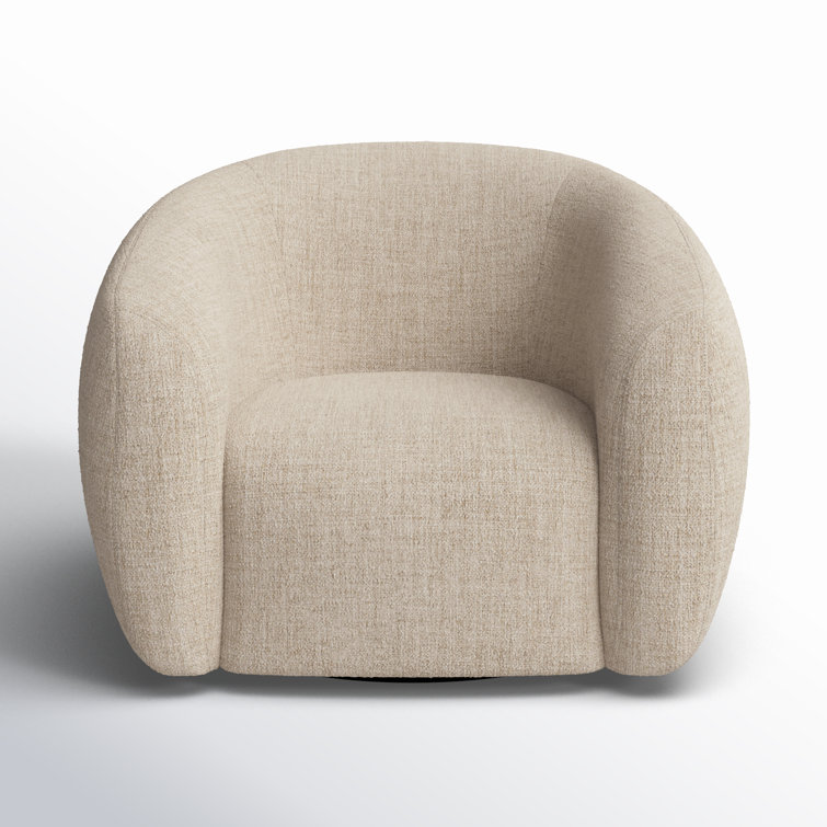 Galilee Upholstered Swivel Barrel Chair Birch Lane